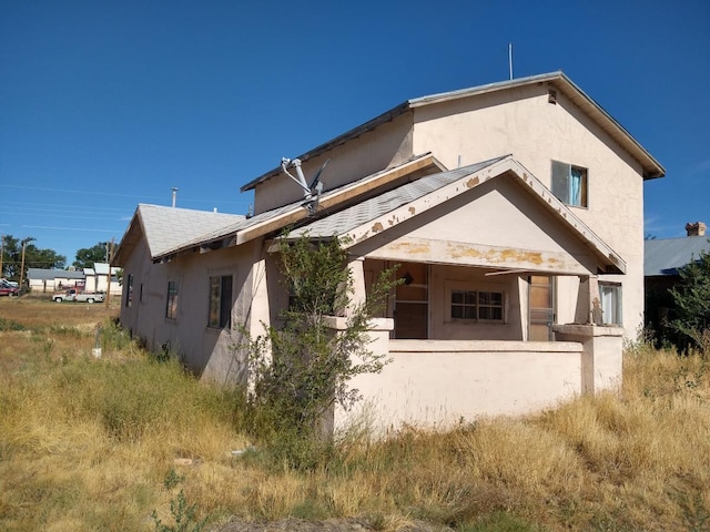 view of back of property