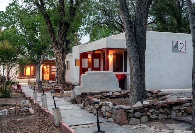 view of pueblo-style house