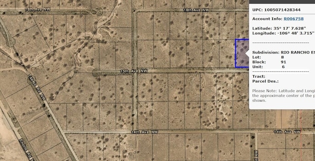 XXX 15th Ave NW Unit 6, Rio Rancho NM, 87144 land for sale