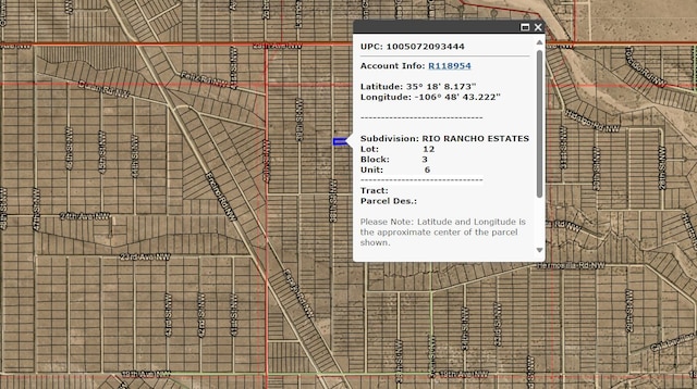 XXX 38th St NW Unit 6, Rio Rancho NM, 87144 land for sale