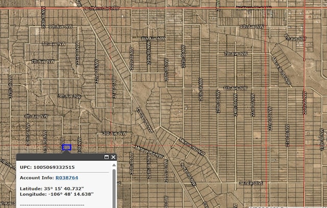 LOT9 34th Ave NW Unit 5, Rio Rancho NM, 87124 land for sale