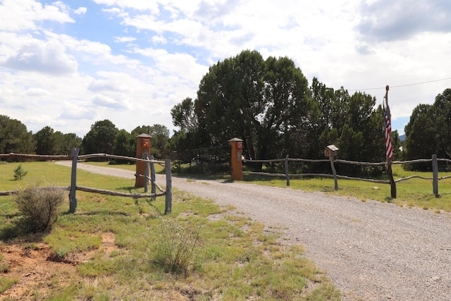 view of road