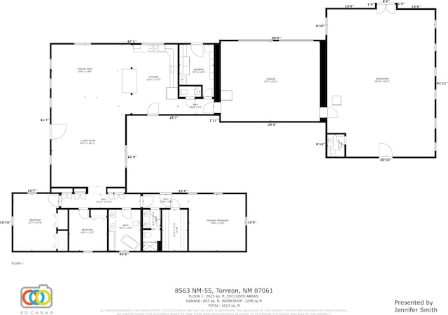 112 Ten Pines Rd, Torreon, NM 87061 - room layout