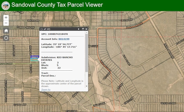 9th St NW, Rio Rancho NM, 87144 land for sale