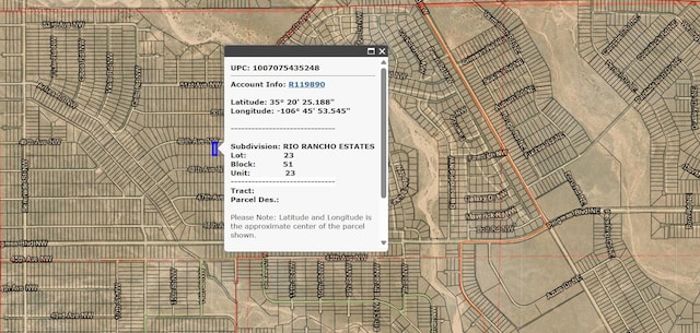 XXX 49th St NE Unit 23, Rio Rancho NM, 87144 land for sale