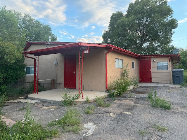 view of front of home