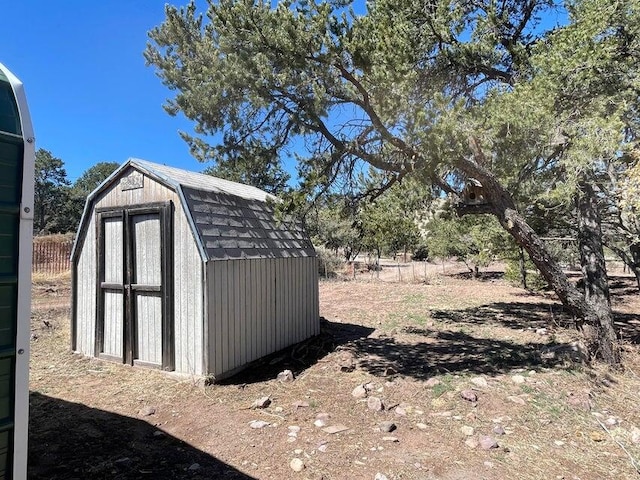 view of outdoor structure