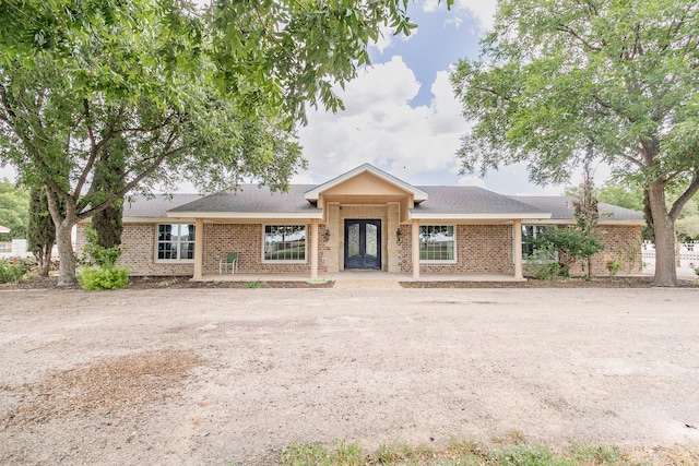 view of ranch-style house