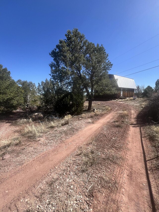 view of road