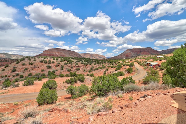 view of mountain feature