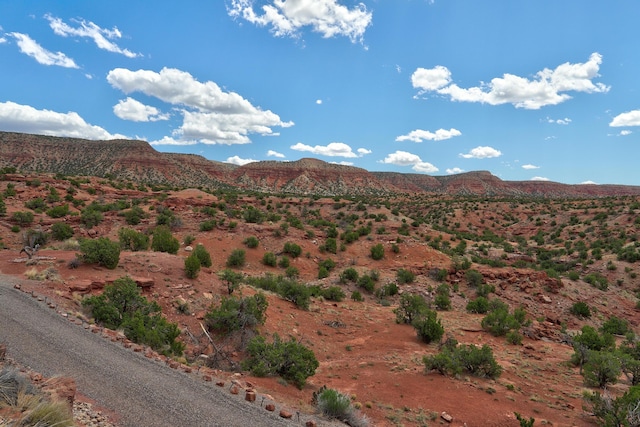 view of mountain feature