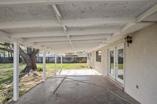 view of patio / terrace featuring a fenced backyard