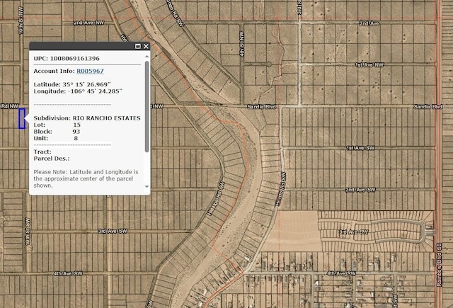 Sandia Blvd SW, Rio Rancho NM, 87124 land for sale