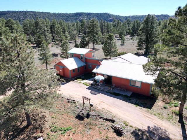 787 Timberlake Rd, Ramah, NM 87321 - view from above of property featuring a forest