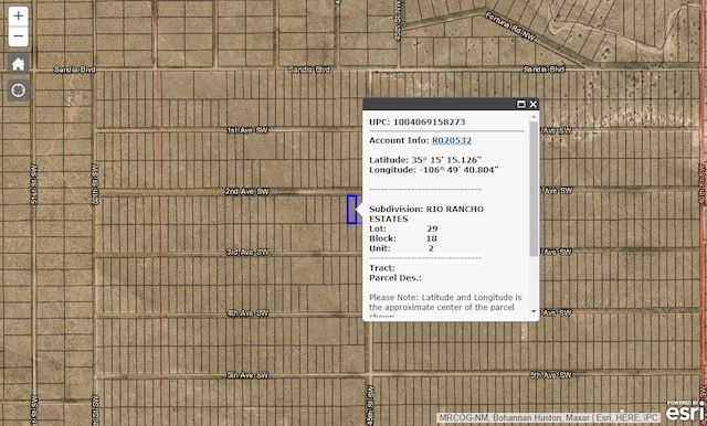 XXX 2nd Ave SE Unit 2, Rio Rancho NM, 87124 land for sale