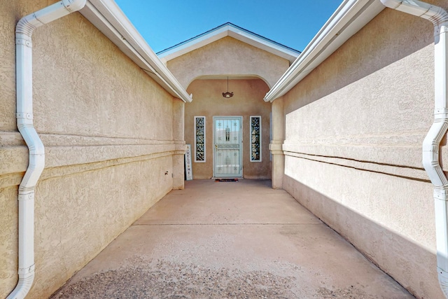 view of entrance to property