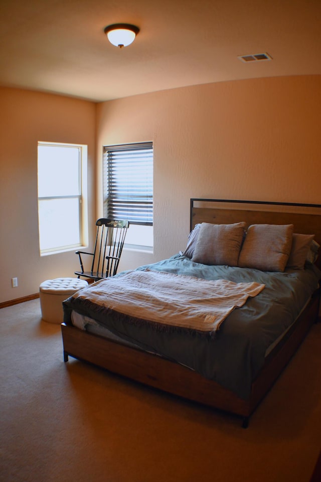 bedroom featuring carpet floors