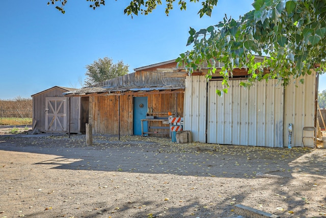 view of outbuilding