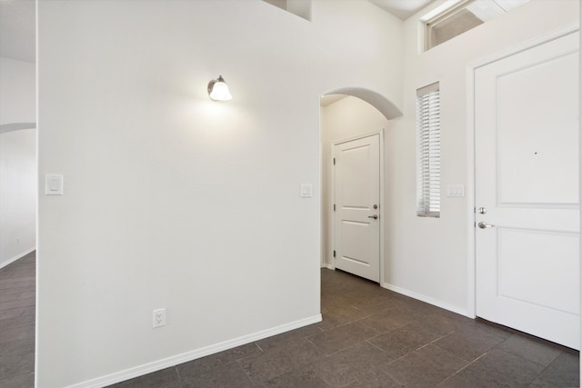 view of tiled entrance foyer