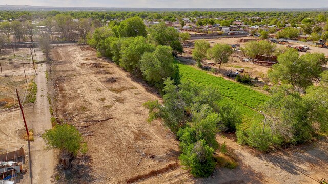 drone / aerial view with a rural view