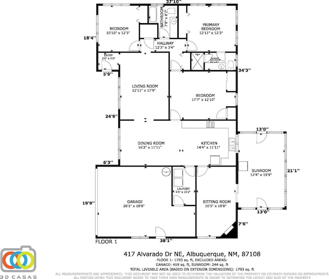 view of layout