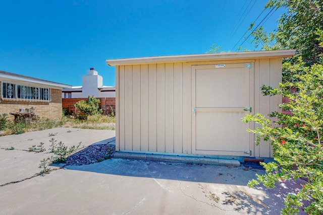 view of shed / structure