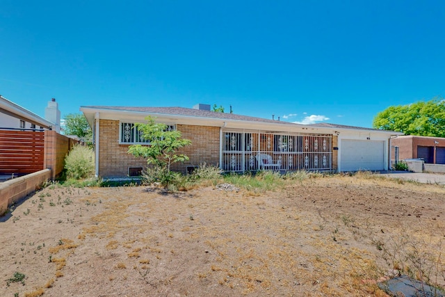 view of ranch-style home