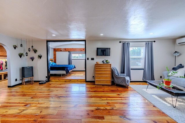 interior space featuring hardwood / wood-style flooring