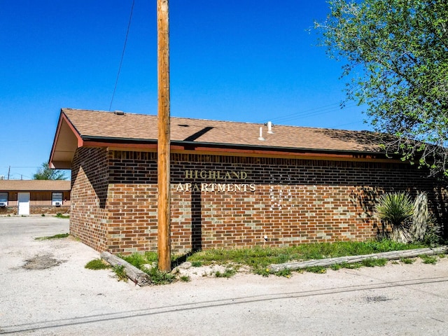 view of property exterior