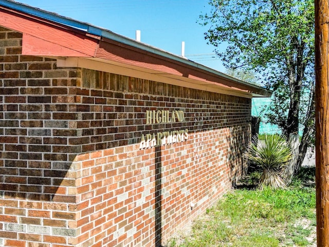 view of side of property