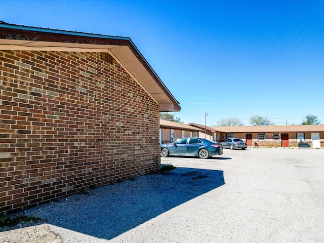 view of car parking