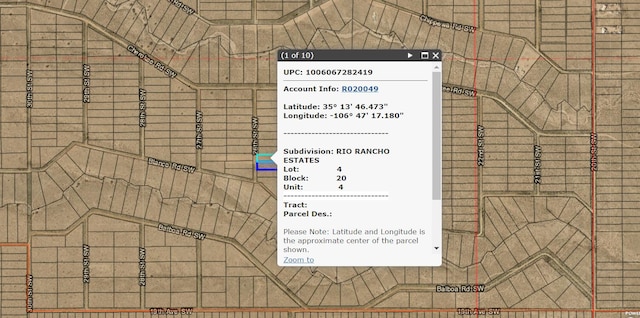 2LOTS 26th St SW Unit 4, Rio Rancho NM, 87124 land for sale