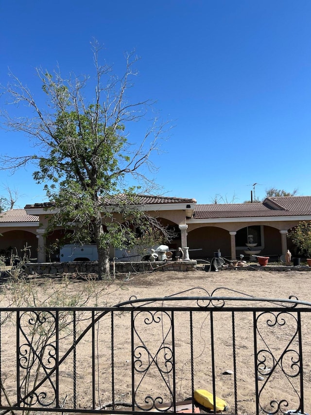 view of front of home