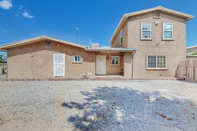 view of rear view of property