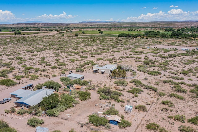 aerial view featuring a rural view