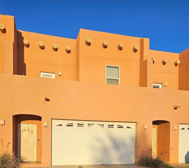 view of pueblo-style home