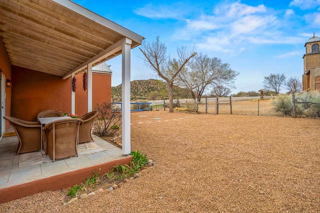 view of yard with a patio