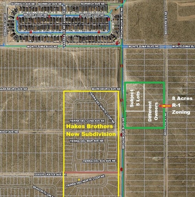 1814 Broadmoor Blvd NE, Rio Rancho NM, 87144 land for sale