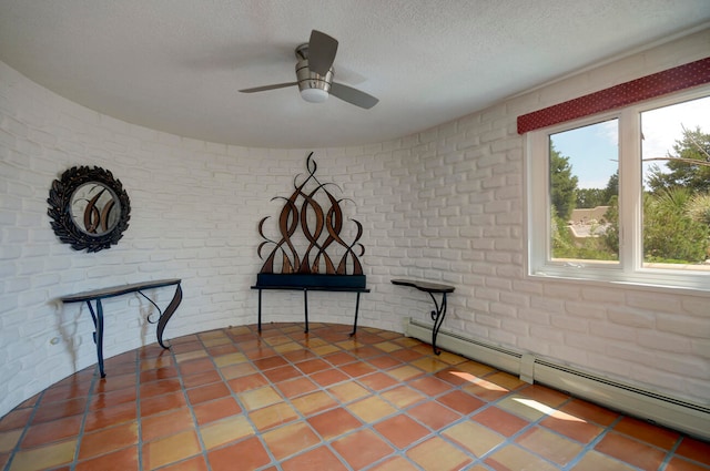 deck with an outdoor hangout area and ceiling fan