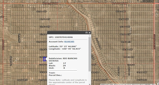 XXX 3rd Ave NW Unit 8, Rio Rancho NM, 87124 land for sale