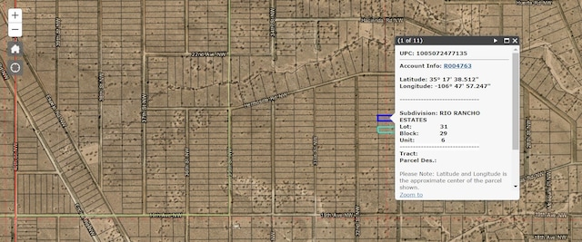 3LOTS 31st St NW Unit 6, Rio Rancho NM, 87144 land for sale