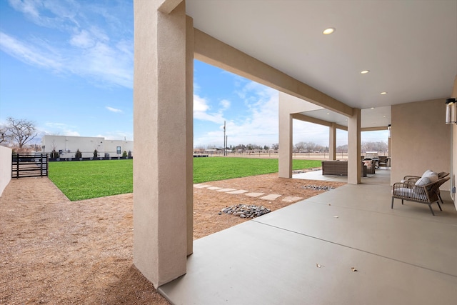 view of patio