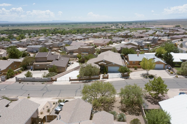 bird's eye view featuring a residential view