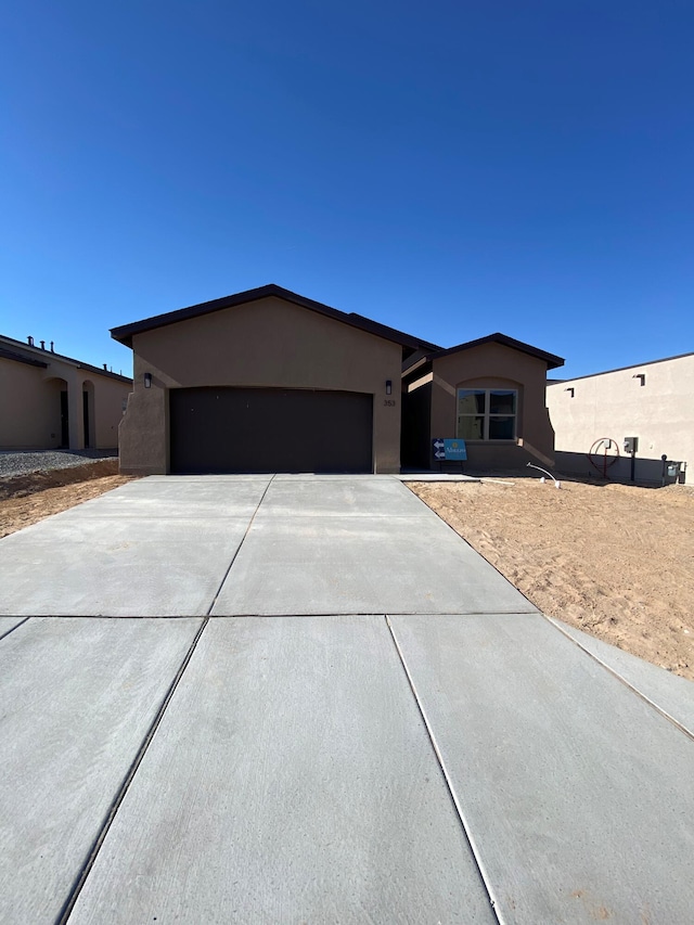 ranch-style house with a garage