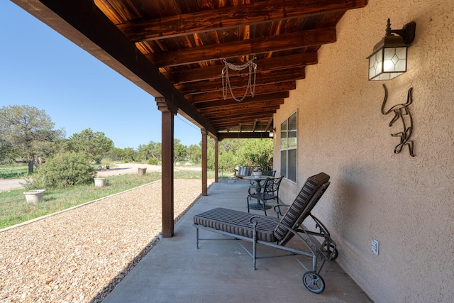 view of patio