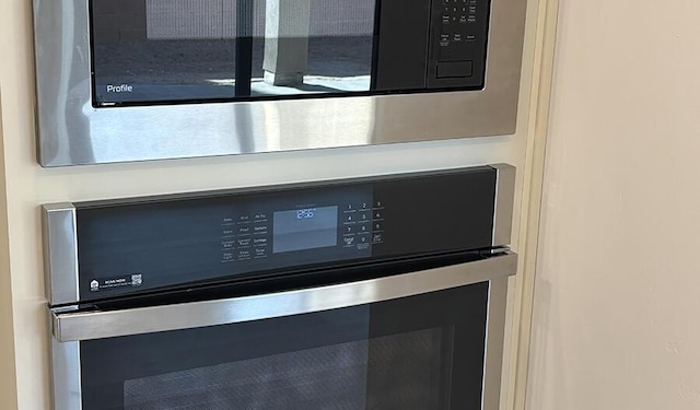 room details with appliances with stainless steel finishes