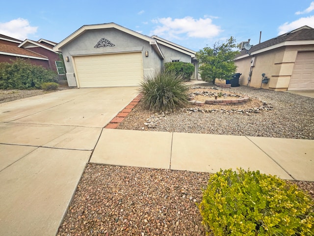 view of home's exterior with a garage