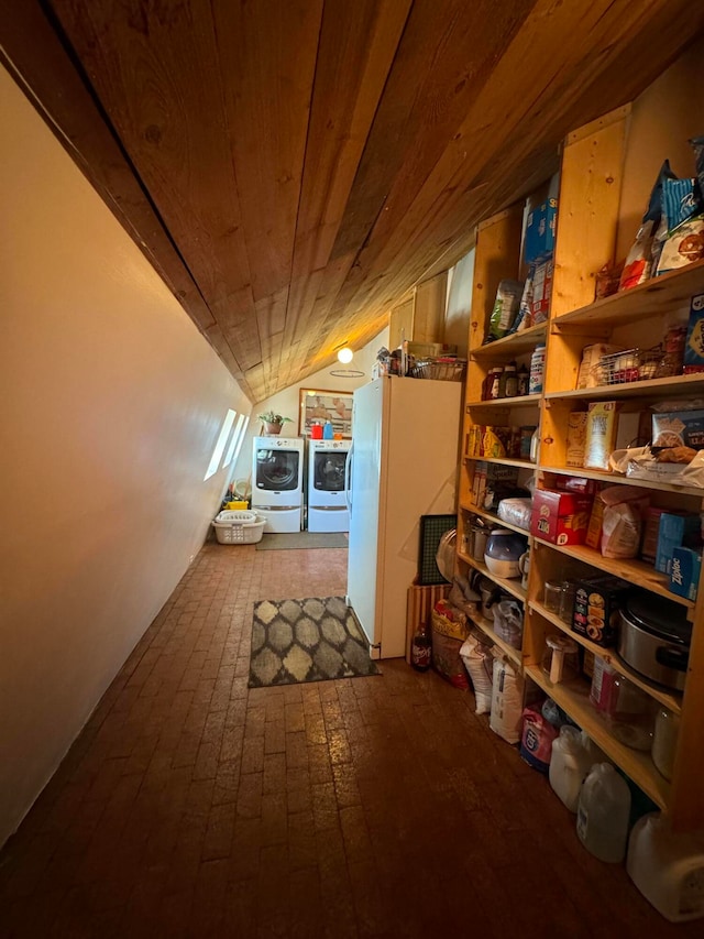57 Edmundo Rd, Belen, NM 87002 - storage area featuring independent washer and dryer