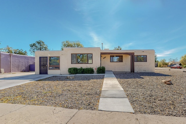 view of pueblo-style house