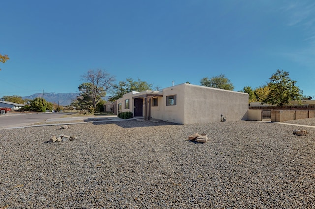 view of pueblo-style house